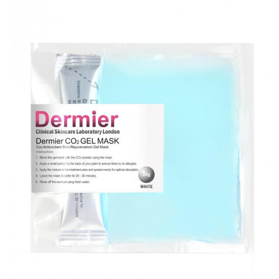 DERMIER White Co2 Gel Mask 美白補濕注氧面膜
